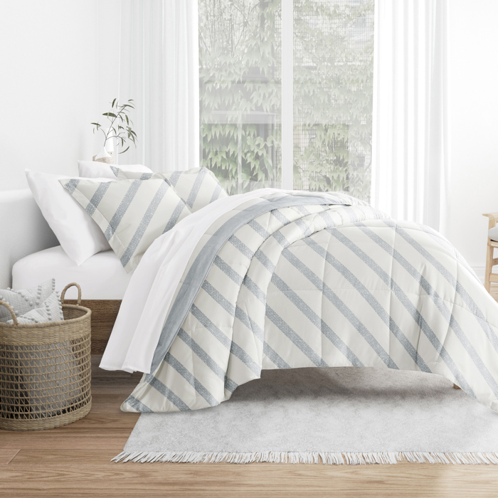 Comforter Sets Down-Alternative Ultra Soft Bedding - Reversible Patterns