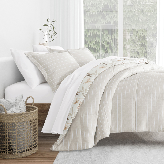 Comforter Sets Down-Alternative Ultra Soft Bedding - Reversible Patterns