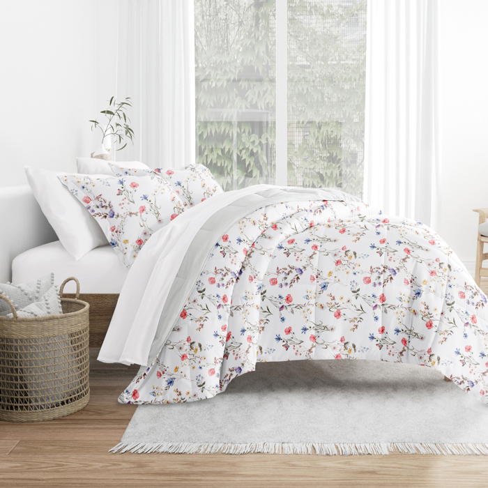 Comforter Sets Down-Alternative Ultra Soft Bedding - Reversible Patterns