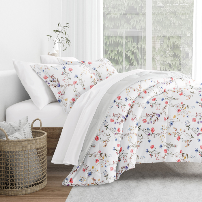 Comforter Sets Down-Alternative Ultra Soft Bedding - Reversible Patterns