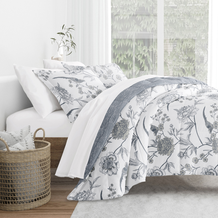 Comforter Sets Down-Alternative Ultra Soft Bedding - Reversible Patterns