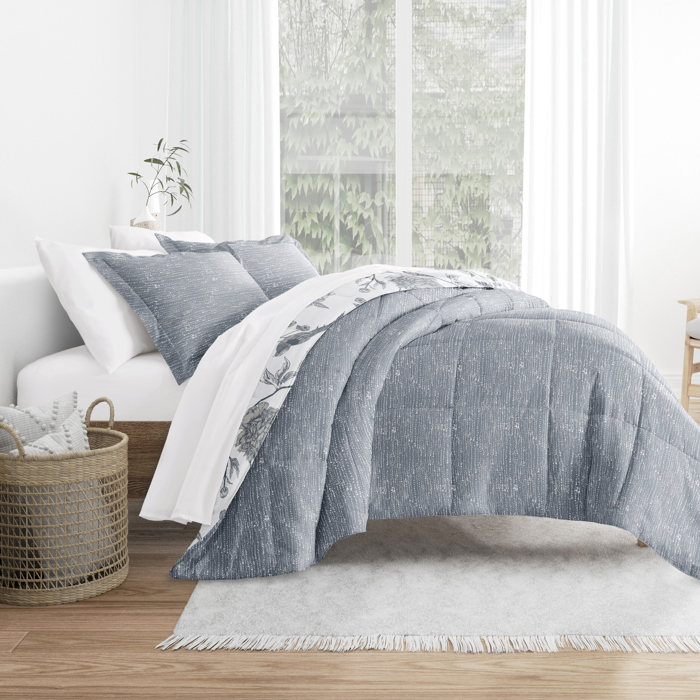 Comforter Sets Down-Alternative Ultra Soft Bedding - Reversible Patterns