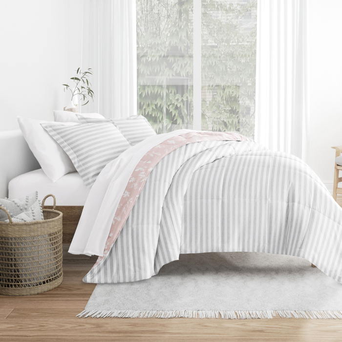 Comforter Sets Down-Alternative Ultra Soft Bedding - Reversible Patterns