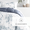  Comforter Sets Down-Alternative Ultra Soft Bedding - Pattern/Solid Reversible