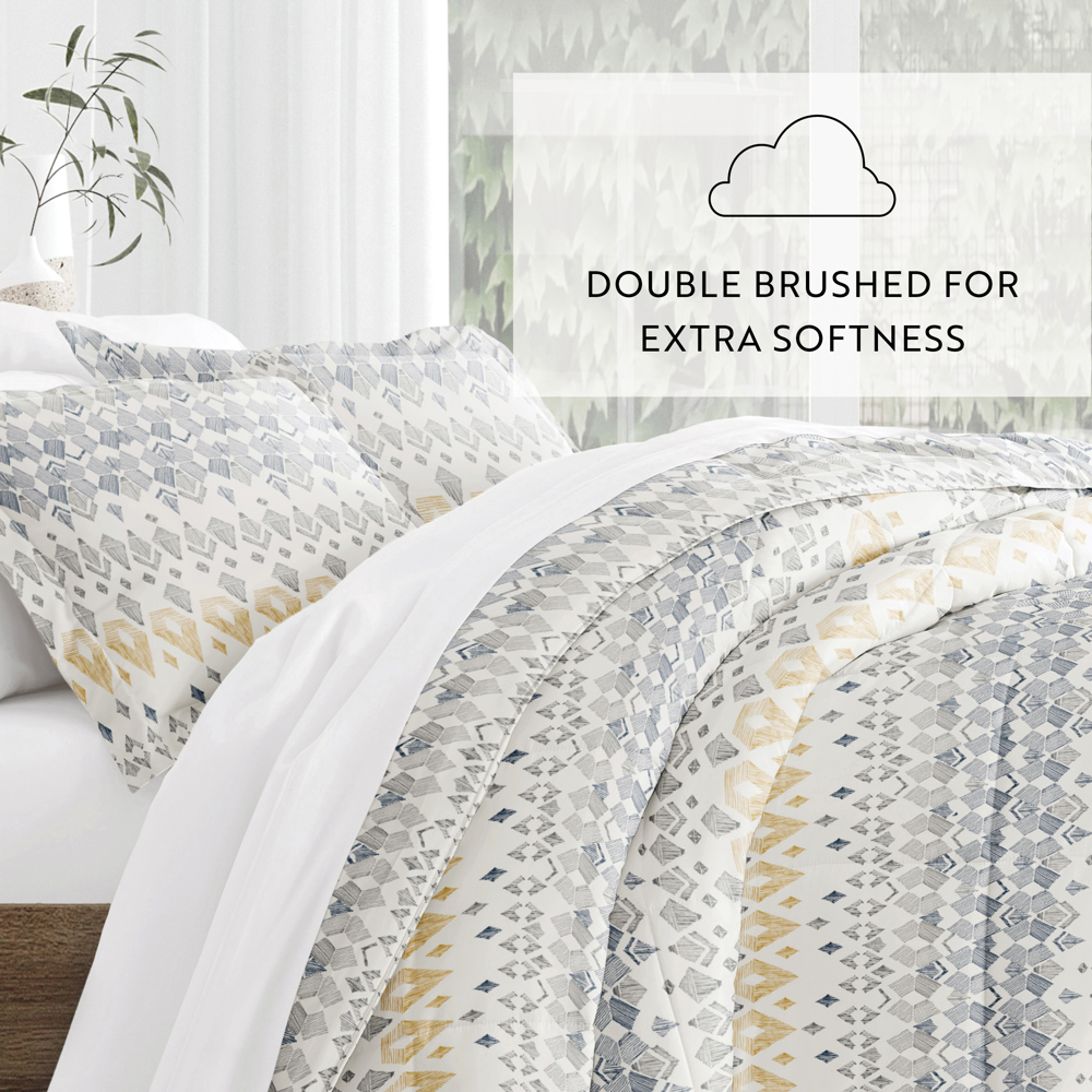 Patterned Comforter Sets Down-Alternative Ultra Soft Bedding