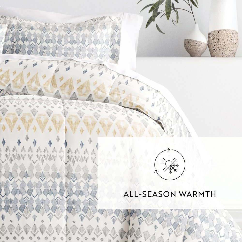 Patterned Comforter Sets Down-Alternative Ultra Soft Bedding