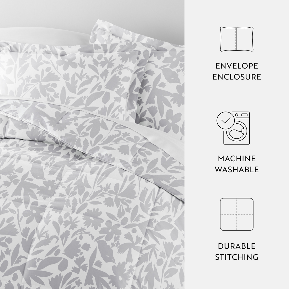 Patterned Comforter Sets Down-Alternative Ultra Soft Bedding