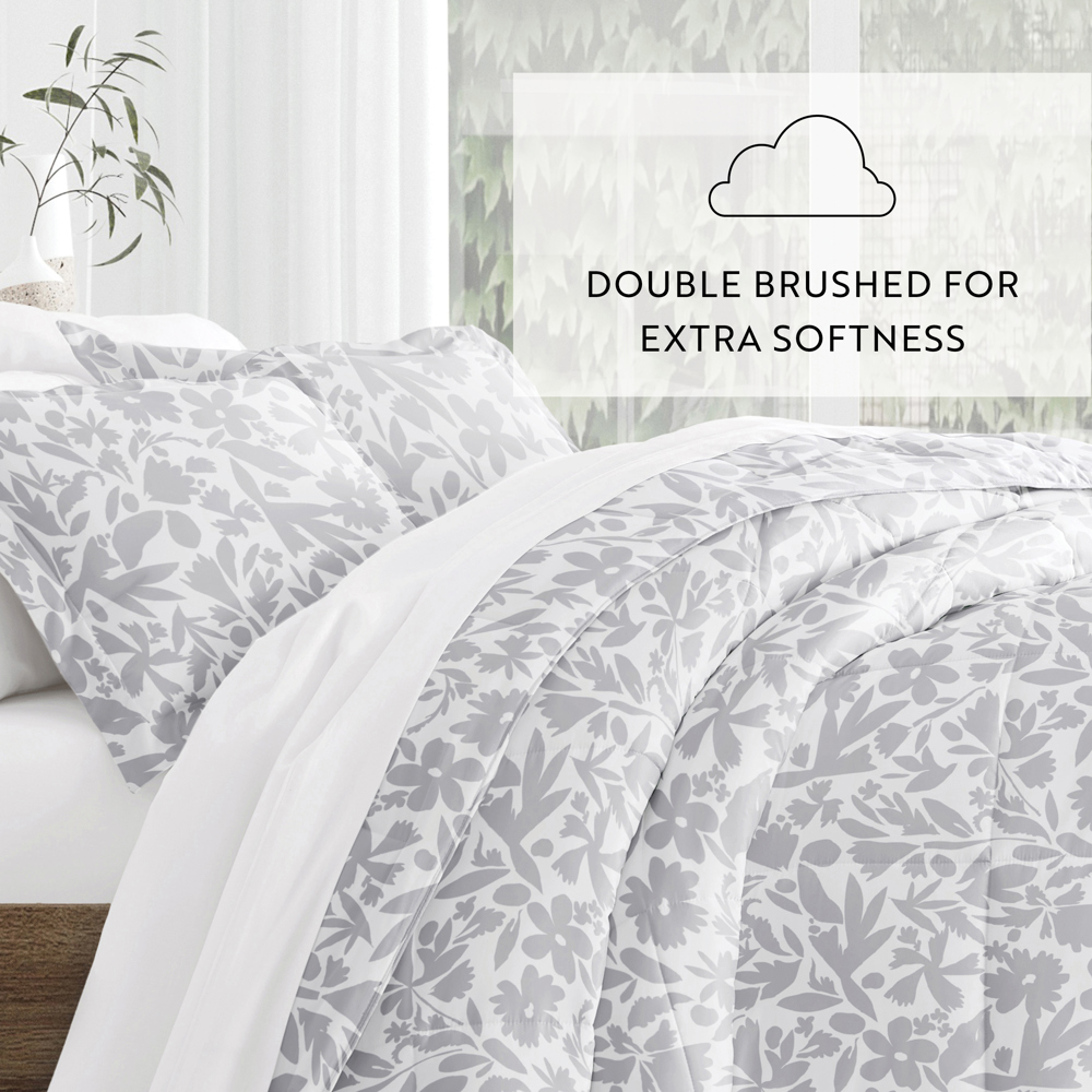 Patterned Comforter Sets Down-Alternative Ultra Soft Bedding