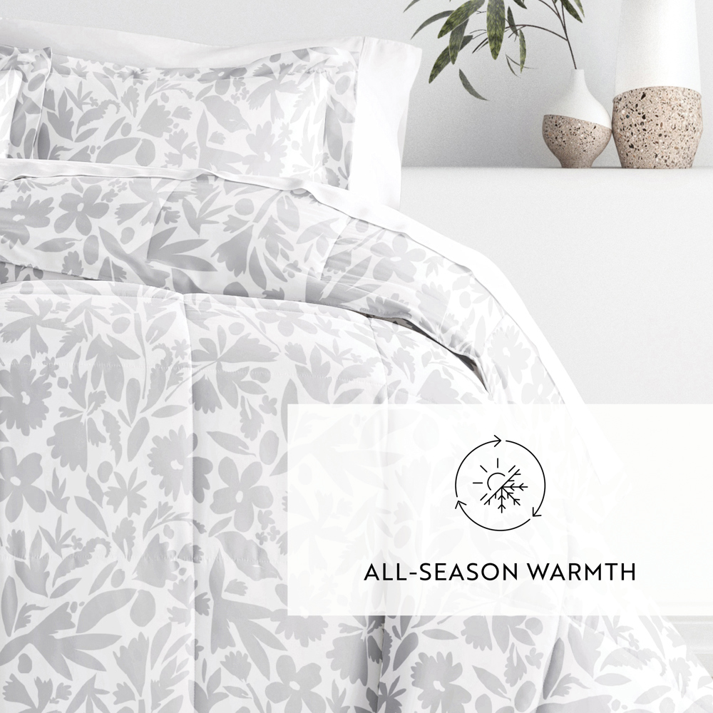 Patterned Comforter Sets Down-Alternative Ultra Soft Bedding