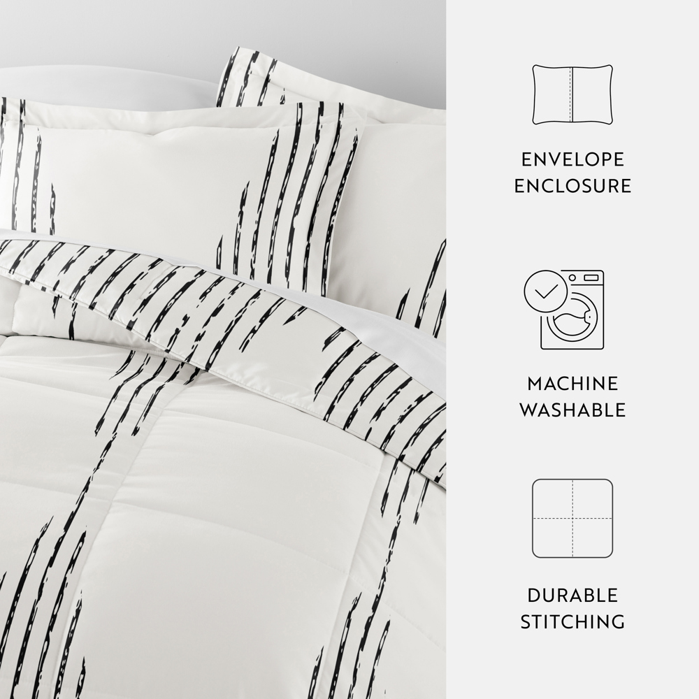 Patterned Comforter Sets Down-Alternative Ultra Soft Bedding