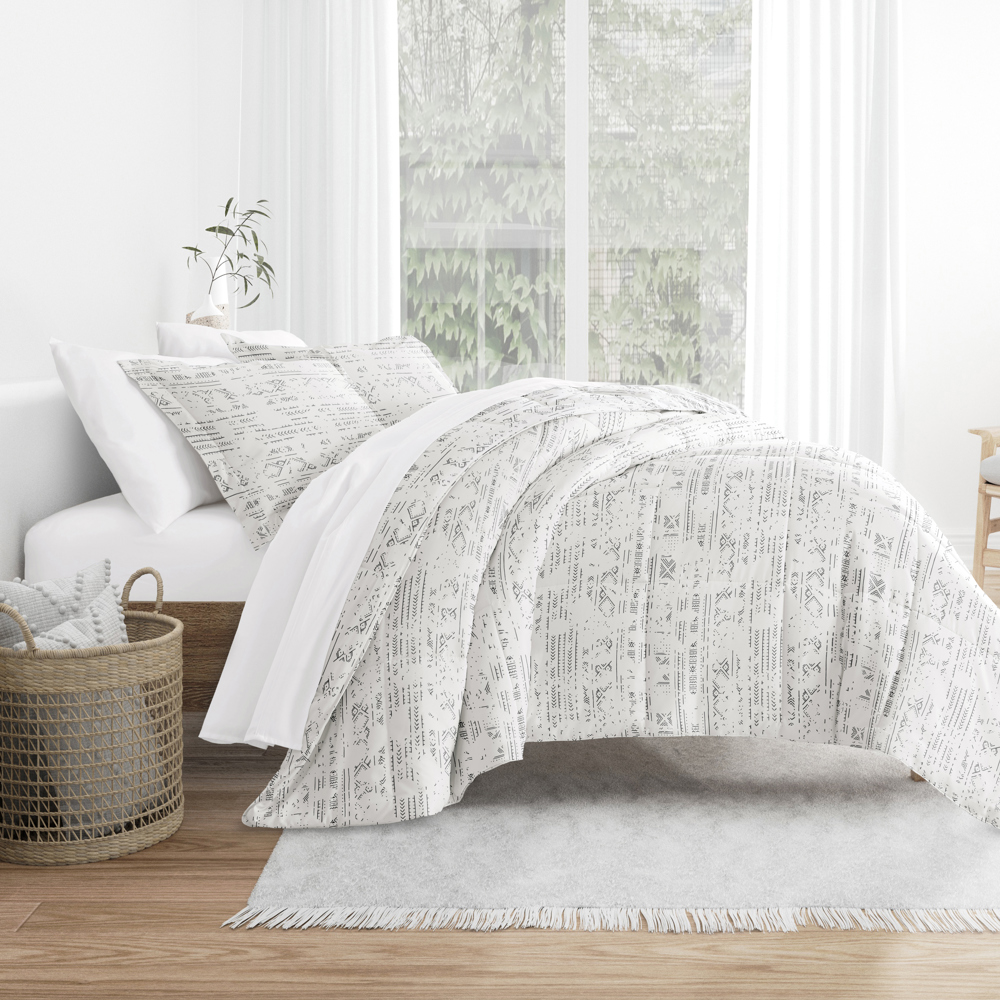 Patterned Comforter Sets Down-Alternative Ultra Soft Bedding