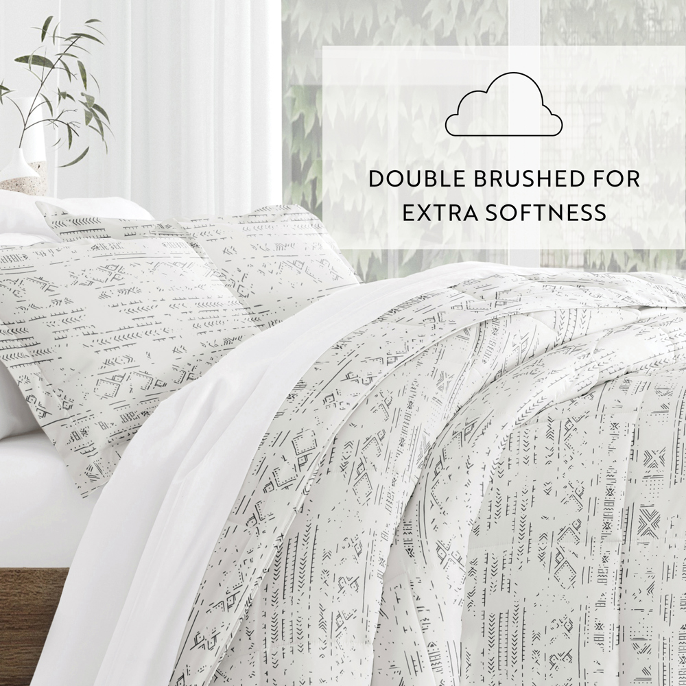 Patterned Comforter Sets Down-Alternative Ultra Soft Bedding