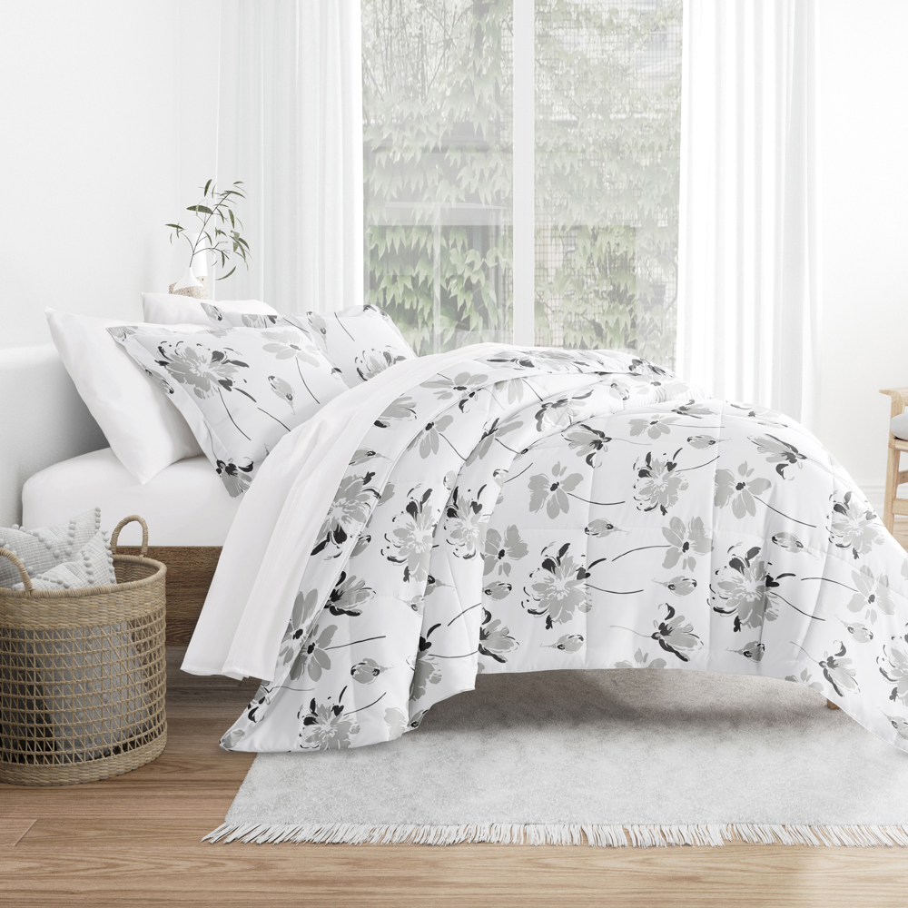 Patterned Comforter Sets Down-Alternative Ultra Soft Bedding