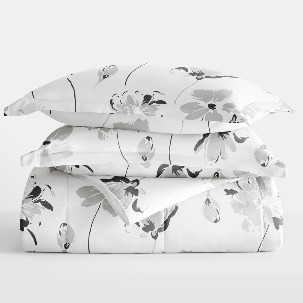 Patterned Comforter Sets Down-Alternative Ultra Soft Bedding