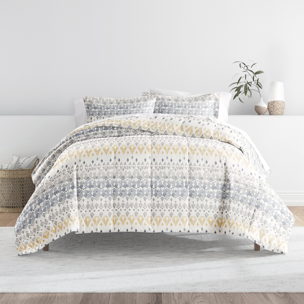 Patterned Comforter Sets Down-Alternative Ultra Soft Bedding