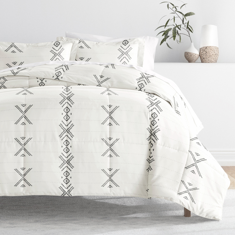 Patterned Comforter Sets Down-Alternative Ultra Soft Bedding