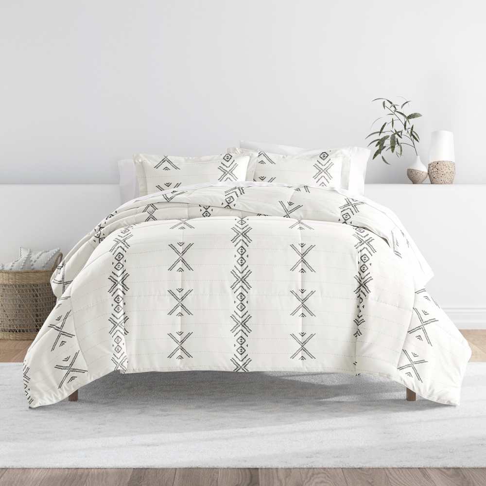 Patterned Comforter Sets Down-Alternative Ultra Soft Bedding