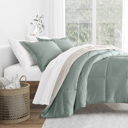 King Eucalyptus / Natural Reversible Down-Alternative Comforter Bedding Set