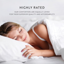 King Natural / Latte Reversible Down-Alternative Comforter Bedding Set