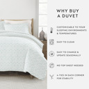 King Sage / Ivory Reversible Down-Alternative Comforter Bedding Set