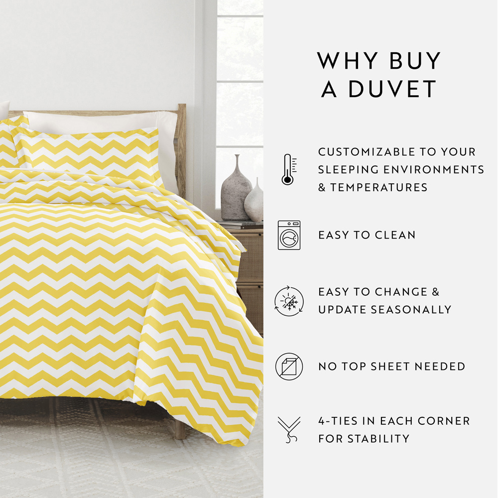 Reversible Down-Alternative Comforter Bedding Set