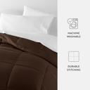 King Chocolate Soft Down-Alternative Essential Comforter