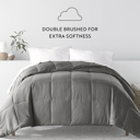 King Gray Soft Down-Alternative Essential Comforter