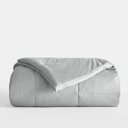 King Light Gray Soft Down-Alternative Essential Comforter