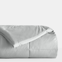 King Light Gray Soft Down-Alternative Essential Comforter