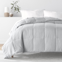 King Light Gray Soft Down-Alternative Essential Comforter