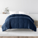 King Navy Soft Down-Alternative Essential Comforter