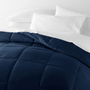 King Navy Soft Down-Alternative Essential Comforter