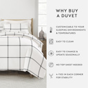 Queen Navy Soft Down-Alternative Essential Comforter