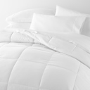 Queen White Soft Down-Alternative Essential Comforter