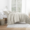  Waffle Textured Comforter Set Down-Alternative Ultra Soft Bedding