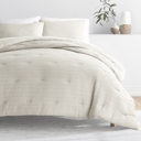  Waffle Textured Comforter Set Down-Alternative Ultra Soft Bedding