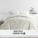  Waffle Textured Comforter Set Down-Alternative Ultra Soft Bedding