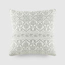  Elegant Cotton Decor Throw Pillow in Antique Floral Pattern