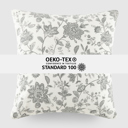  Elegant Cotton Decor Throw Pillow in Jacobean Pattern