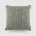 Eucalyptus Decor Throw Pillow in Seed Stitch Knit Fabric