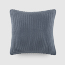 Stone Decor Throw Pillow in Seed Stitch Knit Fabric