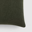 Stone Washed Olive Stone Washed and Distressed Cotton Decor Throw Pillows