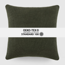 Stone Washed Olive Stone Washed and Distressed Cotton Decor Throw Pillows