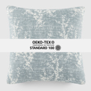 Willow Light Blue Elegant Cotton Decor Throw Pillow in Willow Pattern