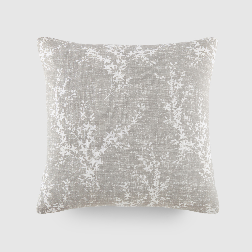 Elegant Cotton Decor Throw Pillow in Willow Pattern