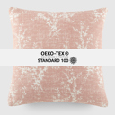 Willow Rose Elegant Cotton Decor Throw Pillow in Willow Pattern