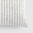  Yarn-Dyed Cotton Decor Throw Pillow in Bengal Stripe Pattern