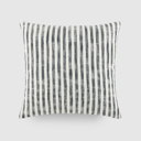 Bengal Stripe Light Blue Yarn-Dyed Cotton Decor Throw Pillow in Bengal Stripe Pattern