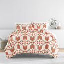 King Adobe Diamond Clay Patterned Soft Duvet Cover Bed Set - Bohemian Patterns