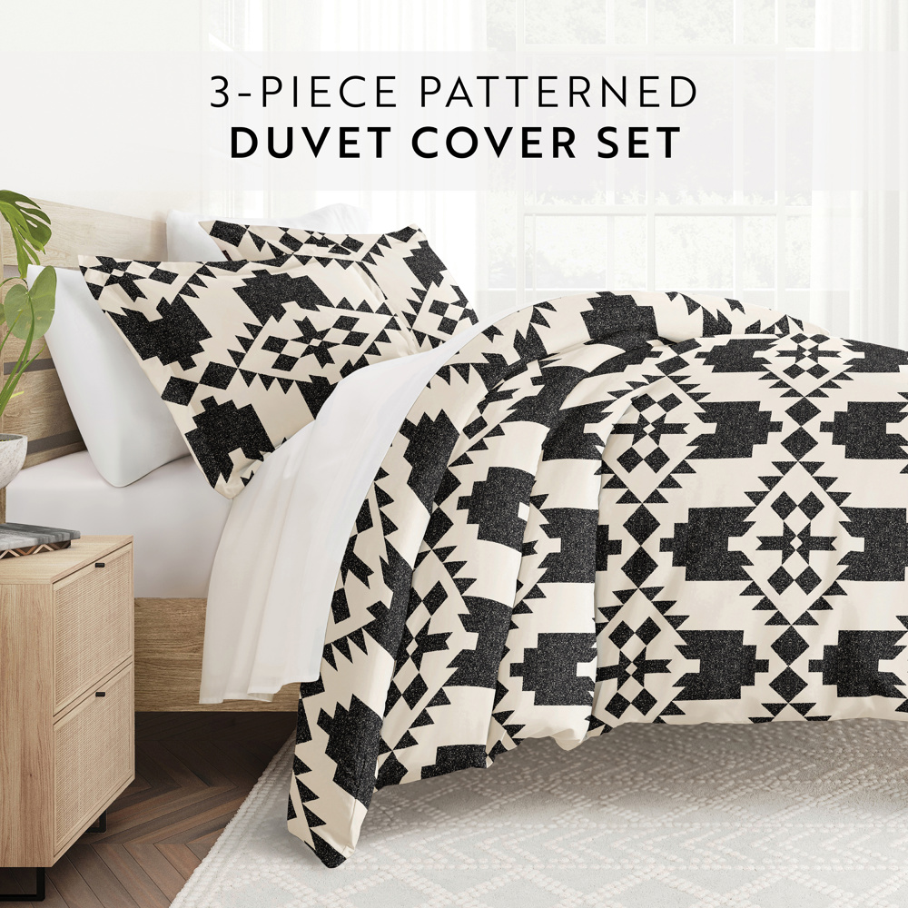 Patterned Soft Duvet Cover Bed Set - Bohemian Patterns